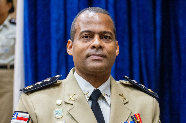 Major Fábio Luiz Magalhães Ferreira assume o comando da corporação (Foto: Patrick Abreu) Major Fábio Luiz Magalhães Ferreira assume o comando da corporação (Foto: Patrick Abreu)