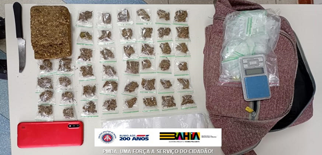 Ação foi realizada pelo 12º BPM (Foto: Divulgação/PMBA)