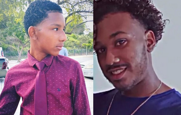 Gilson Jardas de Jesus Santos, de 18 anos, e Luan Henrique, 20, foram atingidos durante ação policial (Foto: Reprodução/Redes Sociais)