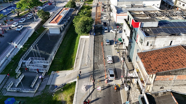 Camaçari está passando por um processo de requalificação, com intervenções para acessibilidade e melhor mobilidade para condutores e pedestres (Foto:Jackson Santos)