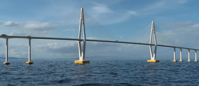 Ilustração: Projeto da Ponte Salvador-Itaparica (Foto: Divulgação/governo do Estado)