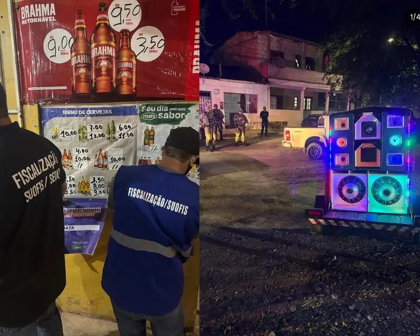 Operação tem como principal objetivo o  combate ao uso abusivo de equipamentos de som (Foto: Divulgação/Sedur)