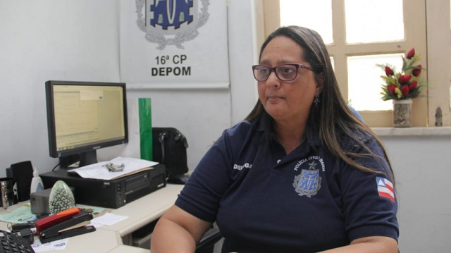 Delegada Maria Selma, titular da 16ª Delegacia Territorial (Foto: DT | Pituba)