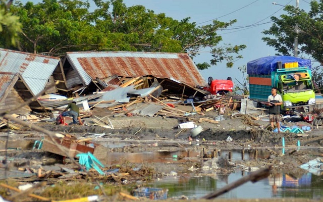 Destruição em Palu, região central de Sulawesi (Foto: AP Photo) Destruição em Palu, região central de Sulawesi (Foto: AP Photo)