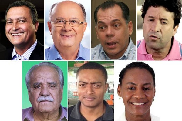 Candidatos ao governo da Bahia (Foto: Reprodução)