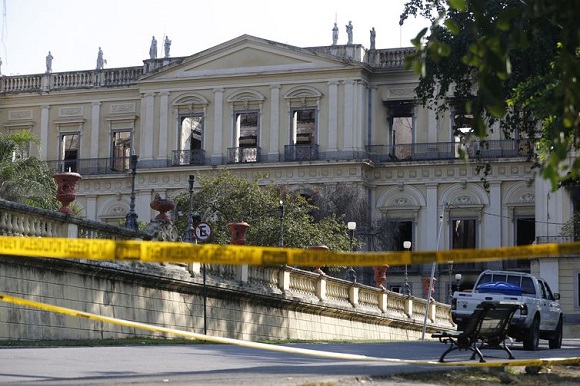 Os recursos são um primeiro repasse do total de R$ 10 milhões prometidos pela pasta para as obras emergenciais no Museu Nacional, no Rio de Janeiro (Foto: Reprodução)