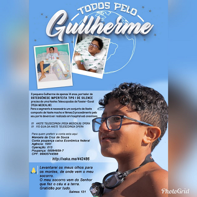Camaçariense, de apenas 14 anos, sofre de uma enfermidade rara e extremamente dolorosa (Foto: Divulgação)
