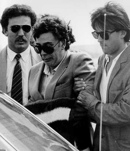 Segundo a polícia, Tommaso Buscetta (centro) e Lelio Paolo Gigante eram 'compadres' (Foto: Reprodução)
