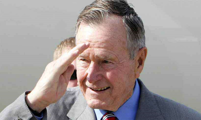 Ex-presidente George H.W. Bush faleceu 7 meses após a morte da esposa (Foto: Reprodução)