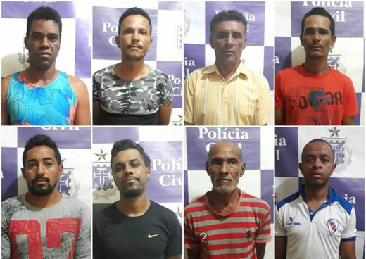 Homens foram presos durante a Operação Dandara, realizada em diversos locais de Juazeiro (Foto: Divulgação | SSP-BA) Homens foram presos durante a Operação Dandara, realizada em diversos locais de Juazeiro (Foto: Divulgação | SSP-BA)