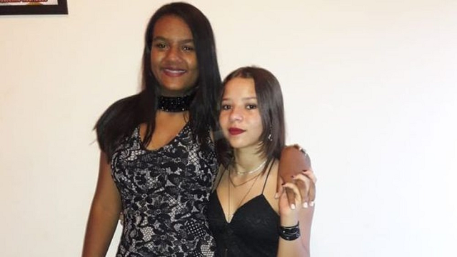 Thalyta e Lays eram próximas como irmãs (Foto: Arquivo pessoal