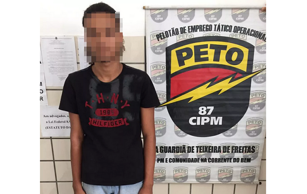 Jovem foi detido após publicar a ameaça de atentado a escola na BA (Foto: Divulgação | Polícia Civil) Jovem foi detido após publicar a ameaça de atentado a escola na BA (Foto: Divulgação | Polícia Civil)