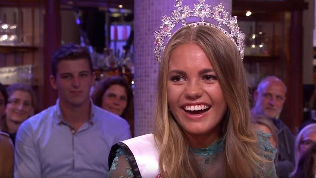 Lotte van der Zee, Miss Teen Universo em 2017 (Foto: Reprodução | Twitter)