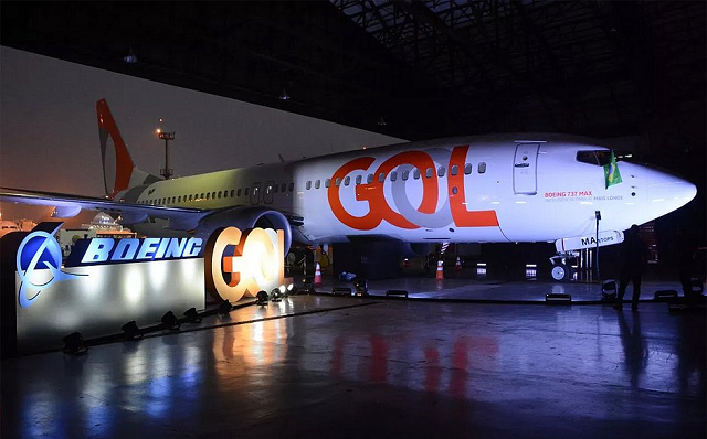 Gol suspendeu temporariamente suas operações comerciais com o modelo 737 MAX 8, da Boeing (Foto: Reprodução)