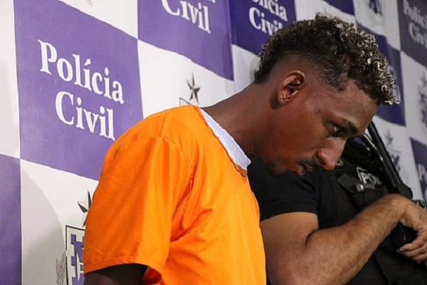 Caroço nega ter sido autor dos disparos (Foto: Alberto Maraux | SSP) Caroço nega ter sido autor dos disparos (Foto: Alberto Maraux | SSP)