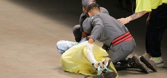 Modelo Tales Cotta Soares, de 26 anos, teve um mal súbito ontem (27) durante o desfile da Fashion Week (SPFW) (Foto: Reprodução) Modelo Tales Cotta Soares, de 26 anos, teve um mal súbito ontem (27) durante o desfile da Fashion Week (SPFW) (Foto: Reprodução)