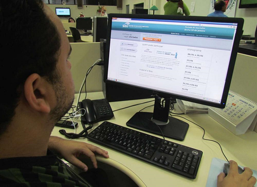 Os candidatos devem se inscrever no processo seletivo em até duas opções de vaga (Foto: Reprodução)