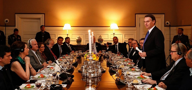 Bolsonaro está em viagem a Washington, onde se reunirá com Donald Trump (Foto: Alan Santos | PR) Bolsonaro está em viagem a Washington, onde se reunirá com Donald Trump (Foto: Alan Santos | PR)