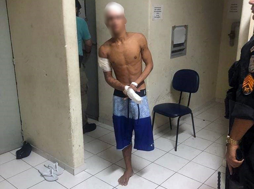 Polícia afirma se tratar do ‘Saci do Crime’, que aparece em imagens de outro assalto em Caxias (Foto: Divulgação) 