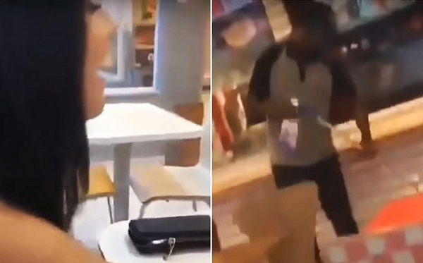 'Isso mesmo, limpa pra eu ver', 'lambe o chão', diz em determinado momento da gravação, que viralizou nas redes sociais e provocou revolta (Foto: Reprodução) 'Isso mesmo, limpa pra eu ver', 'lambe o chão', diz em determinado momento da gravação, que viralizou nas redes sociais e provocou revolta (Foto: Reprodução)