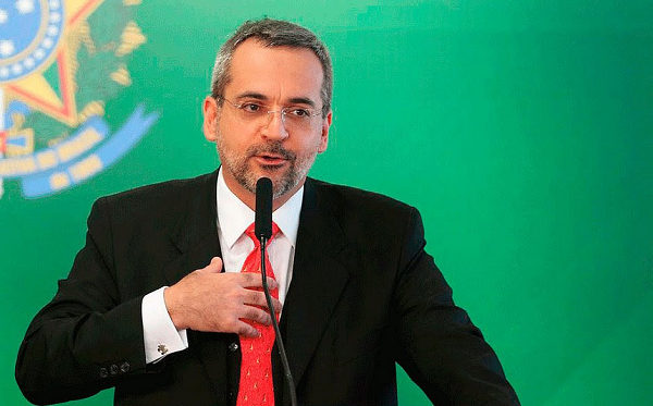 Ministro da Educação, Abraham Weintraub (Foto: Reprodução) Ministro da Educação, Abraham Weintraub (Foto: Reprodução)