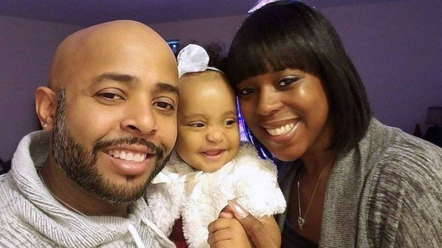 Zoey Pereira, que morreu queimada dentro de um veículo, com seus pais, Martin Pereira e Cherone Coleman (Foto: Reprodução | Redes sociais)