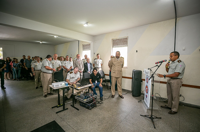 Solenidade de assunção do comando do 12º Batalhão da Polícia Militar, foi realizado na sede da unidade e contou com a presença de diversas autoridades (Foto: Kelvi Lima)