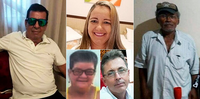 Cinco vítimas morreram na horas (Foto: Reprodução)