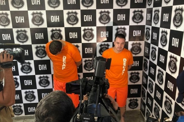 Homens foram presos em Goiânia e indiciados por homicídio (Foto: Reprodução: Divulgação | DH)
