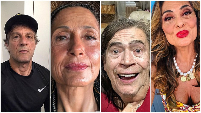 Whindersson Nunes, Xuxa, Safadão e Juliana Paes entraram na onda (Foto: Reprodução)