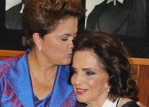 Dilma Rousseff e Dilma Jane (Foto: Reprodução)